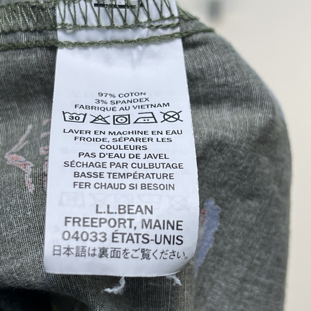 Men's L.L Bean Comfort Stretch Woven Sleep Shorts with Camping Dog Pattern - Picture 5 of 5